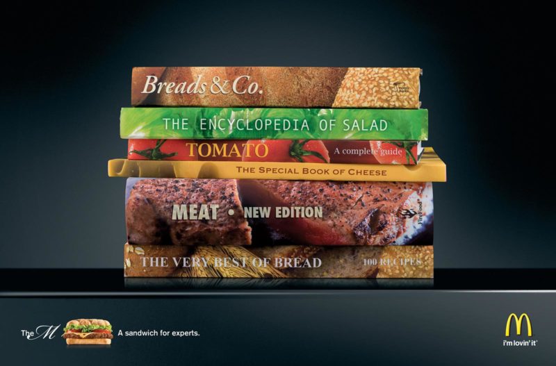 publicidades creativas para empresas de alimentos